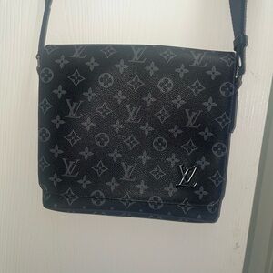 Louis Vuitton Dark Gray Monogram Messenger Bag